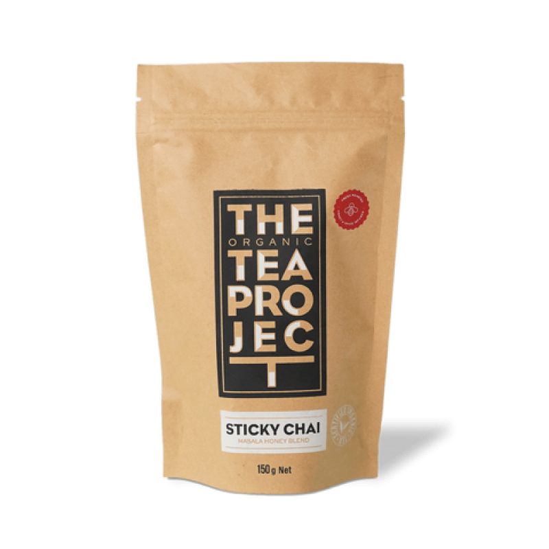 Sticky Chai Masala Honey Blend 150g by THE ORGANIC TEA PROJECT