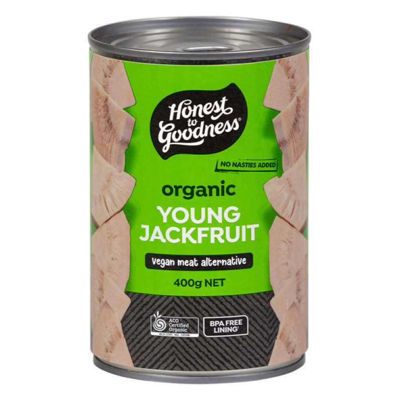 Organic Young Jackfruit 400g by HONEST TO GOODNESS