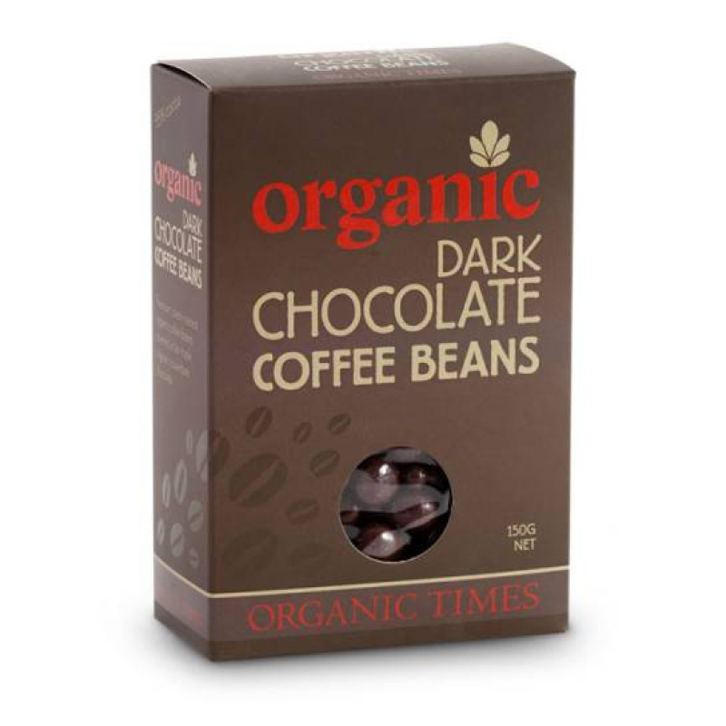 Dark Chocolate Coffee Beans 150g by ORGANIC TIMES