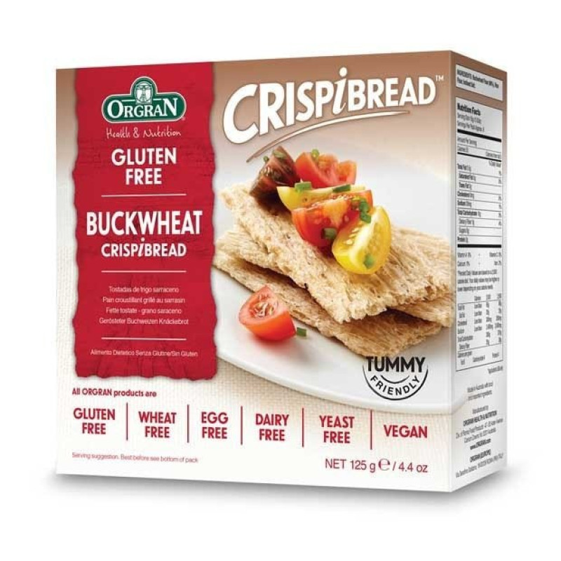 Buckwheat Crispibread 125g by ORGRAN