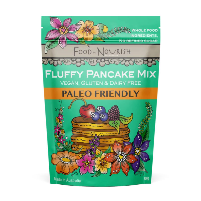 Fluffy Pancake Mix 300g by FOOD TO NOURISH