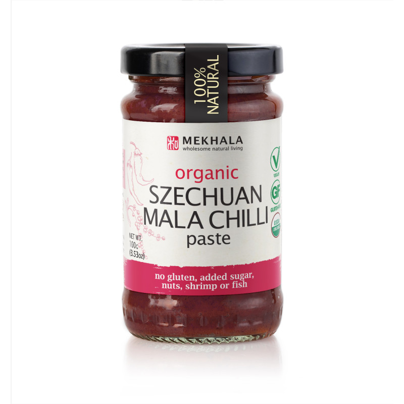 Organic Szechuan Mala Chilli Paste 100g by MEKHALA