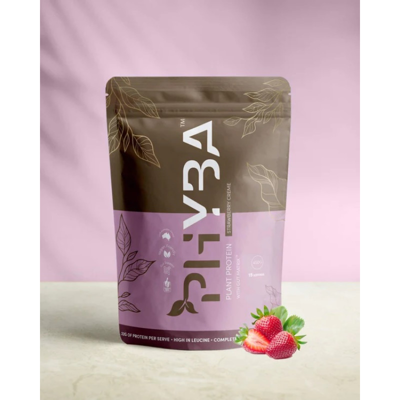 Strawberry Creme Plant Protein 450g by PHYBA
