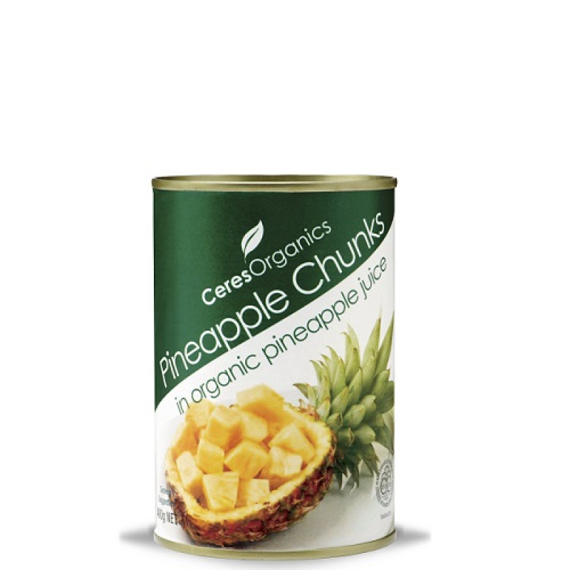 Pineapple Chunks In Juice 400g by CERES ORGANICS