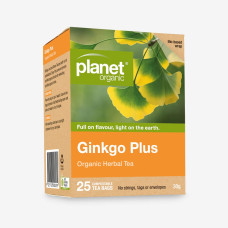 Ginkgo Plus Tea Bags (25) by PLANET ORGANIC