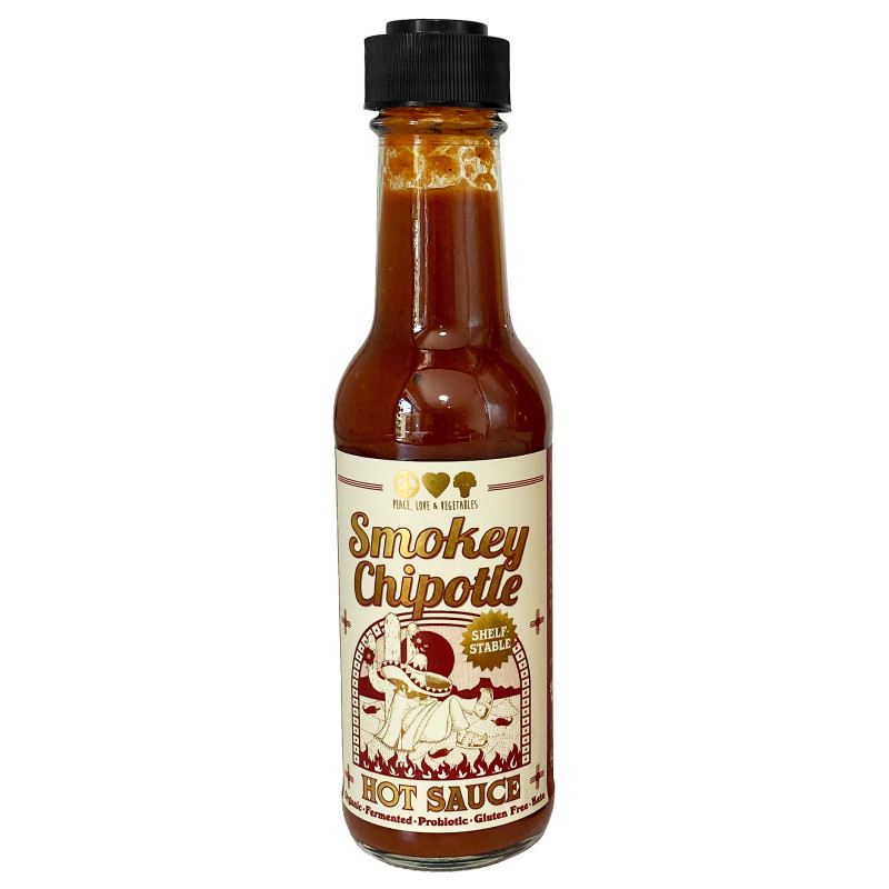 Smokey Chipotle Hot Sauce 150ml by PEACE LOVE & VEGETABLES