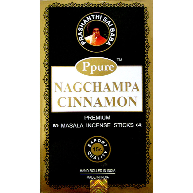 Nagchampa Cinnamon Incense Sticks by PPURE