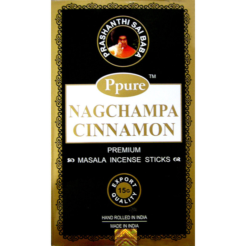 Nagchampa Cinnamon Incense Sticks by PPURE