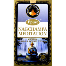 Nagchampa Meditation Incense Sticks 15g by PPURE