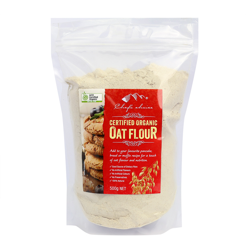 Organic Oat Flour 500g by CHEF'S CHOICE