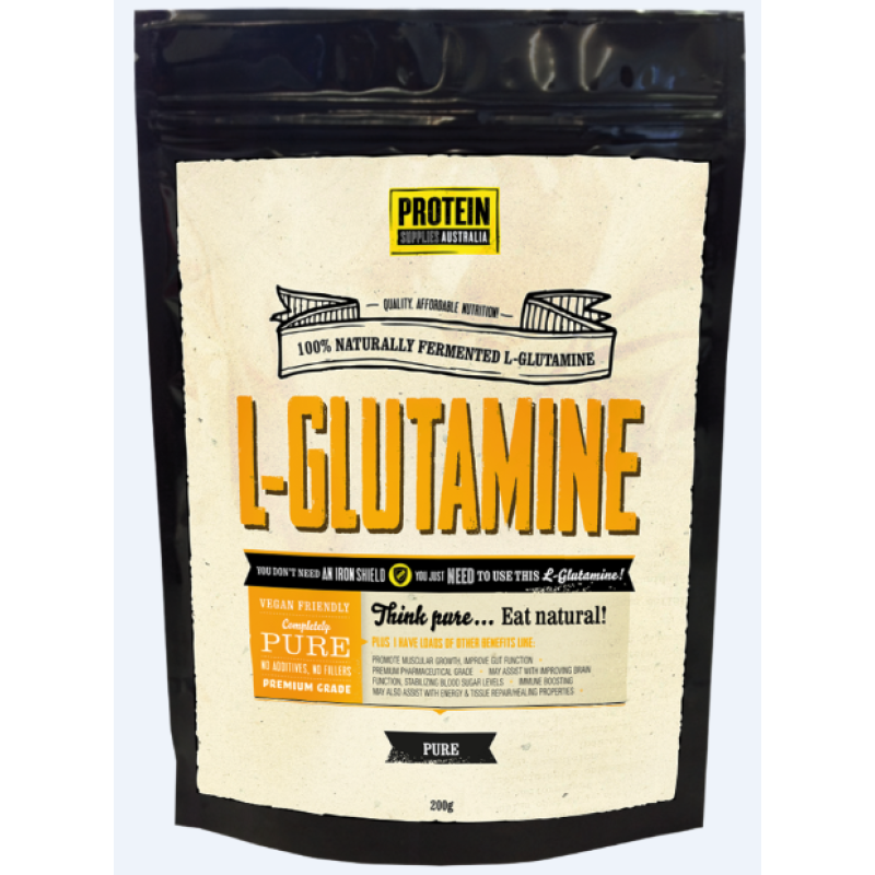 L-Glutamine 200g by PROTEIN SUPPLIES AUST.