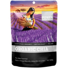 Chia Seeds Organic 200g by POWER SUPER FOODS