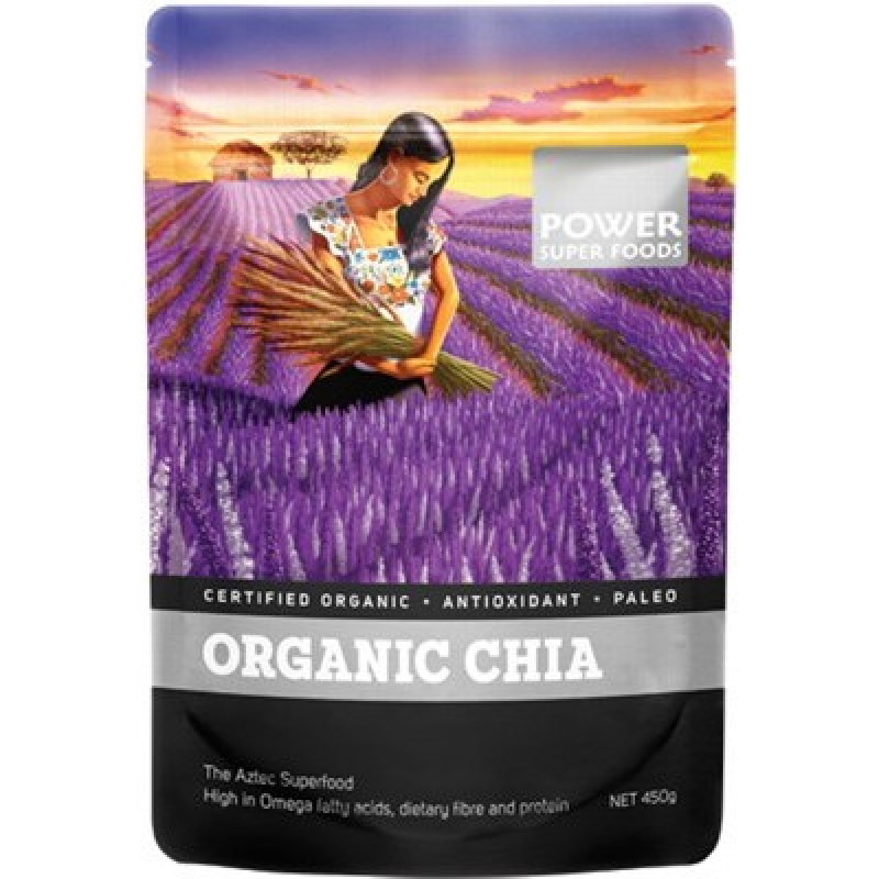 Chia Seeds Organic 450g by POWER SUPER FOODS