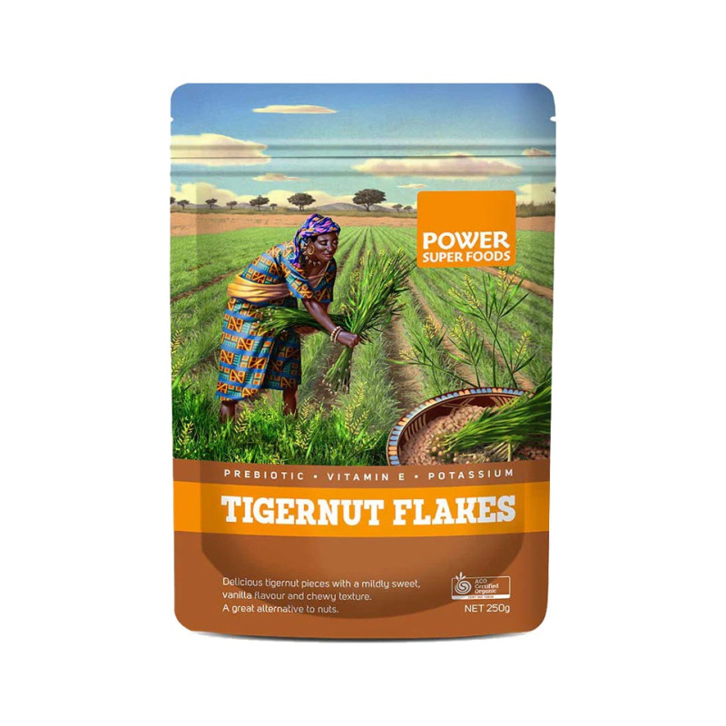 Tigernut Flakes 250g by POWER SUPER FOODS
