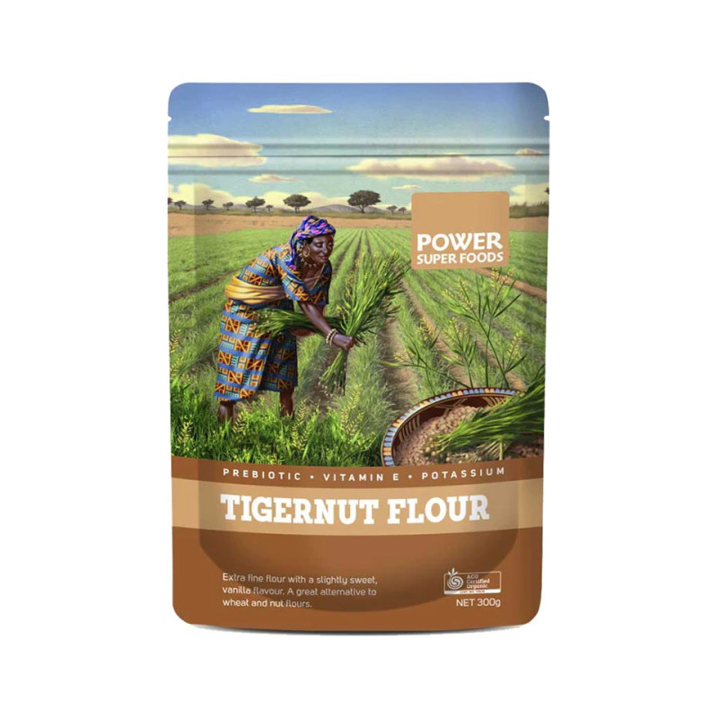 Organic Tigernut Flour 300g by POWER SUPER FOODS