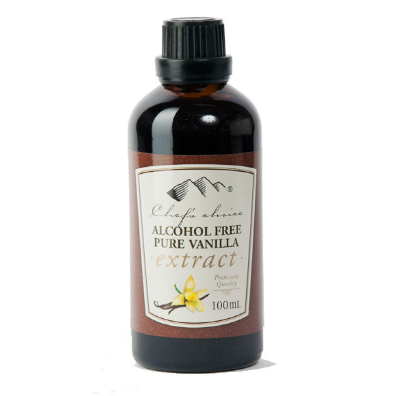 Alcohol Free Pure Vanilla Extract 100ml by CHEF'S CHOICE