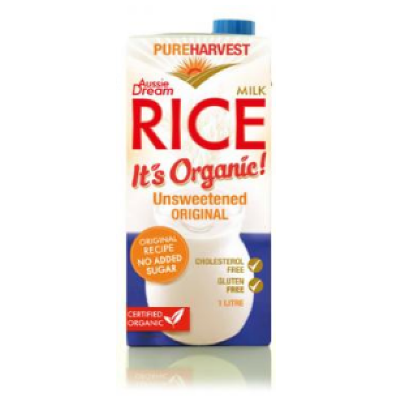 Rice Milk Unsweetened 1L by PURE HARVEST