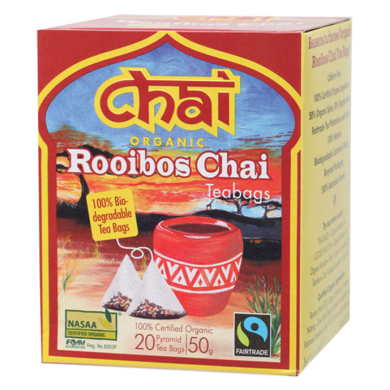 Rooibos Chai Tea Bags (20) by CHAI TEA