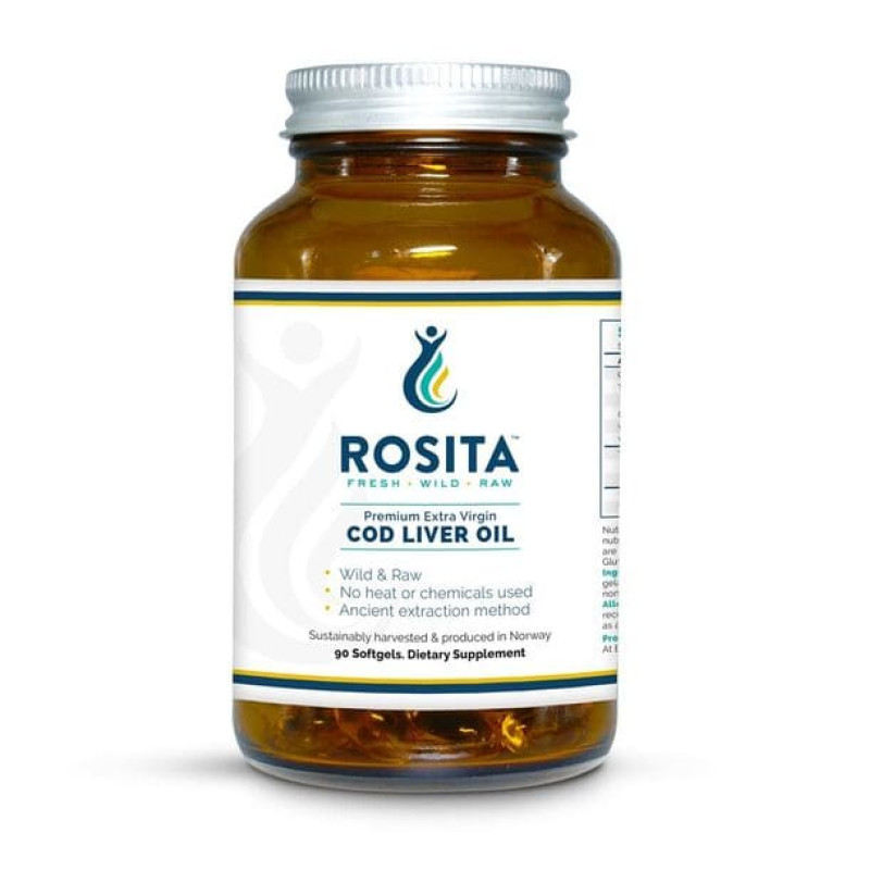 Cod Liver Oil Softgels (90) by ROSITA