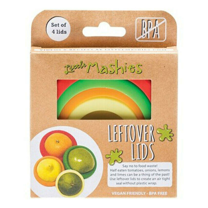 Reusable Leftover Lids (Pack of 4) by LITTLE MASHIES