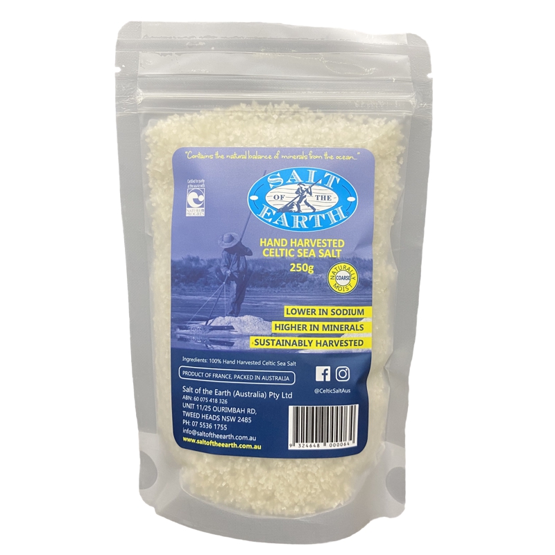 Celtic Sea Salt Coarse 250g by SALT OF THE EARTH