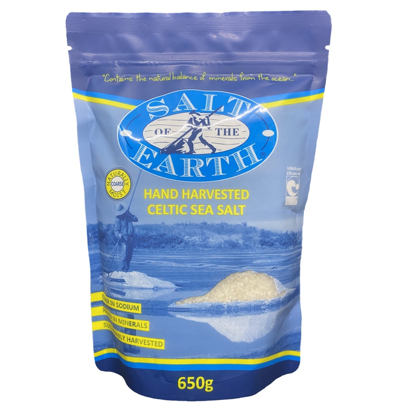 Celtic Sea Salt Coarse 650g by SALT OF THE EARTH