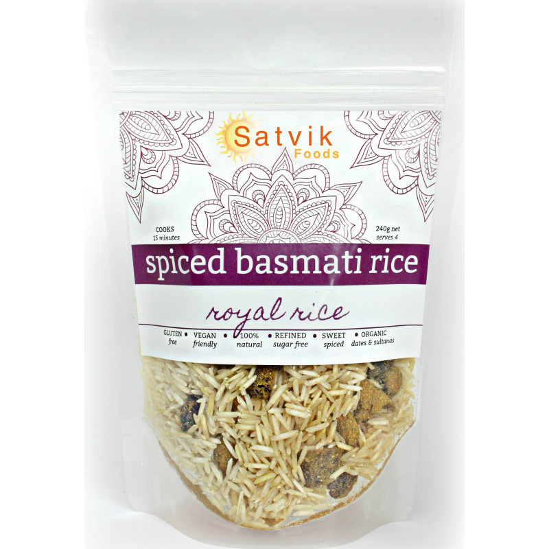 Spiced Basmati Rice 240g by SATVIK