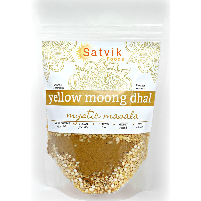 Organic Yellow Moong Dhal 210g by SATVIK