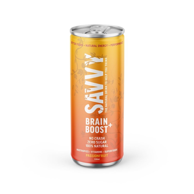 Brain Boost Passionfruit 330ml by SAVVY