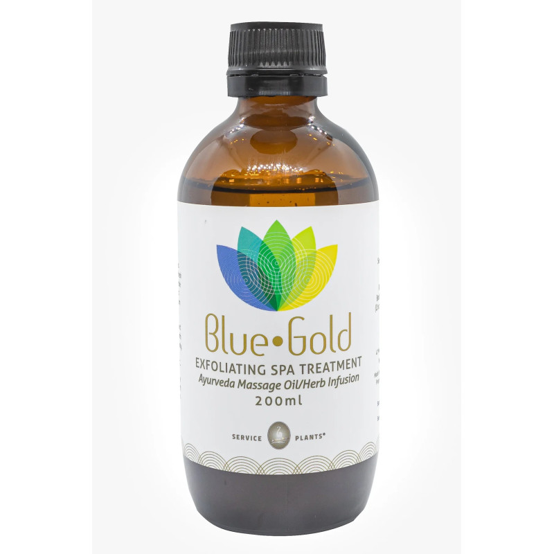 Blue Gold Ayurveda Massage Oil 200ml by SERVICE-PLANTS