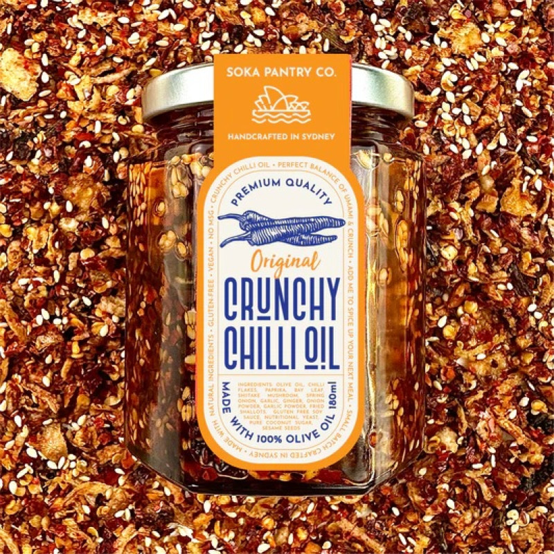 Original Crunchy Chilli Oil 280ml by SOKA PANTRY