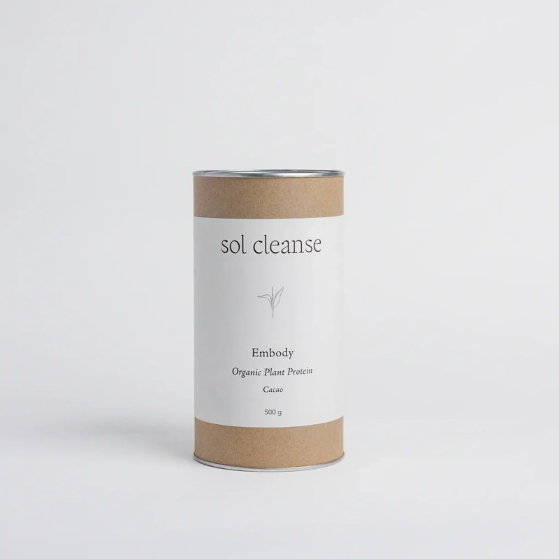 Embody Organic Plant Protein Cacao 500g by SOL CLEANSE