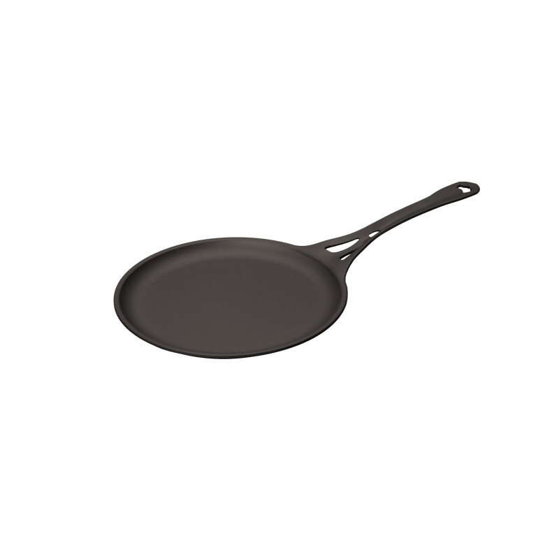 24cm Seasoned Wrought Iron Crepe Pan by SOLIDTEKNICS