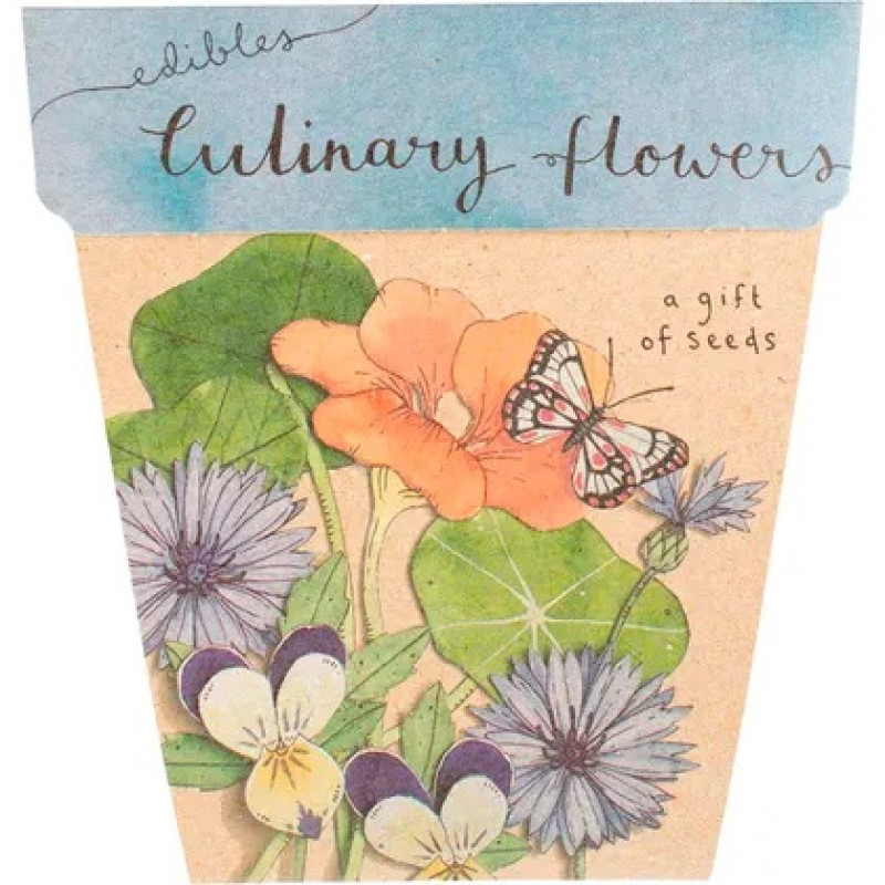 Gift Of Seeds Card - Culinary Flowers by SOW "N SOW