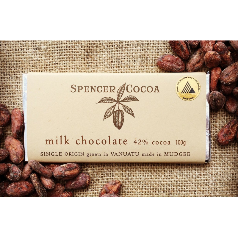 Milk Chocolate 42% Cocoa 100g by SPENCER COCOA