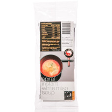 Instant White Miso Soup (10 Sachets) by SPIRAL FOODS