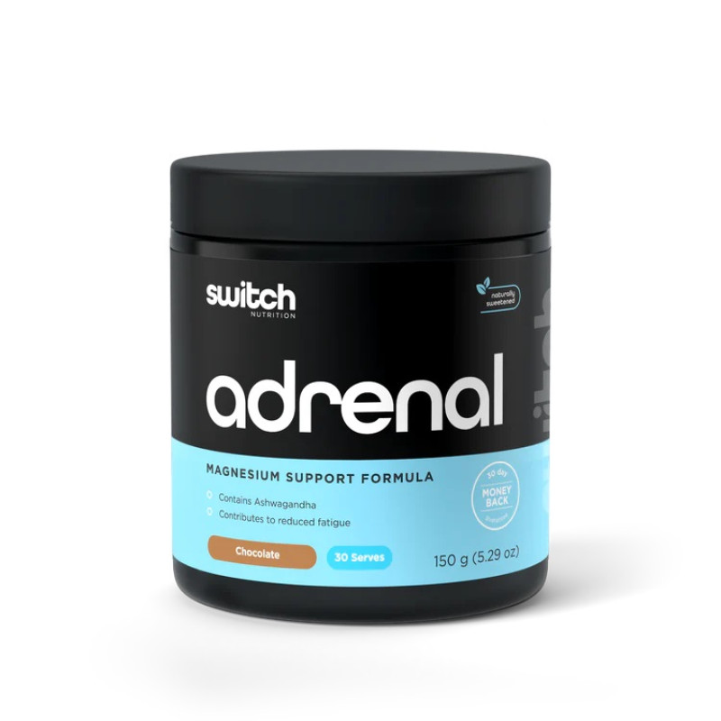 Adrenal Magnesium Support Formula Chocolate 150g by SWITCH NUTRITION