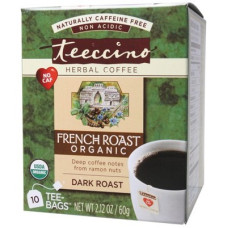 French Roast Herbal Coffee Tea Bags (10) by TEECCINO