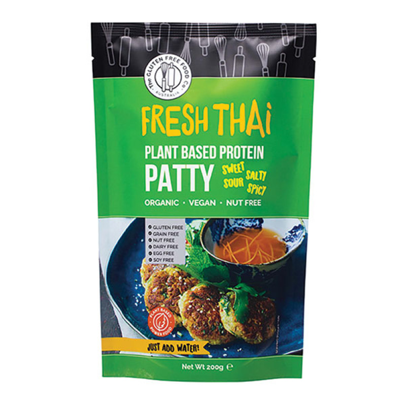 Fresh Thai Plant Based Protein Patty Mix 200g by THE GLUTEN FREE FOOD CO