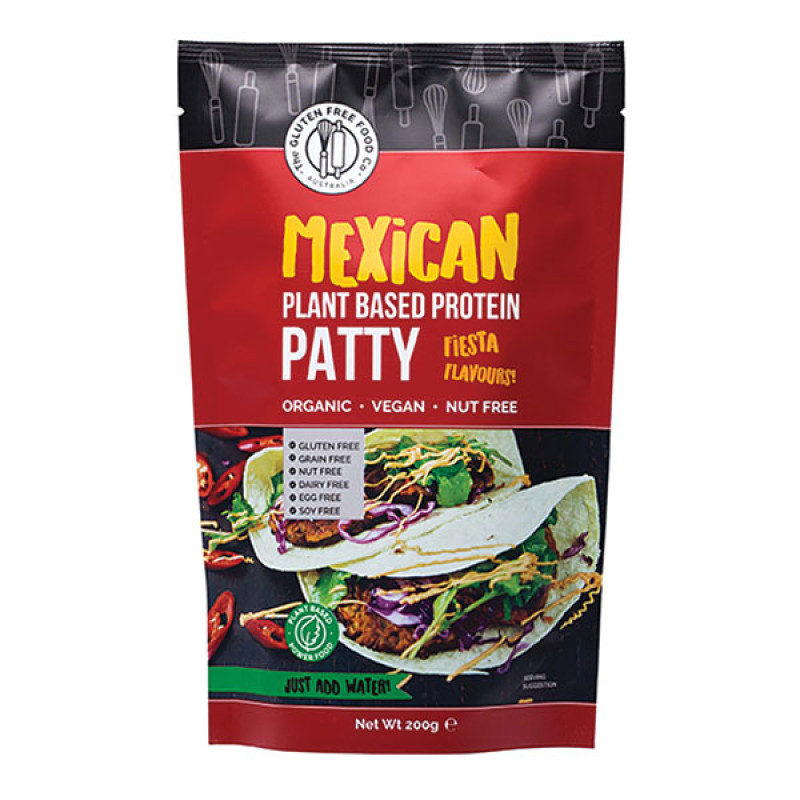 Mexican Plant Based Protein Patty Mix 200g by THE GLUTEN FREE FOOD CO