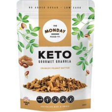 Keto Gourmet Granola - Crunchy Peanut Butter 300g by THE MONDAY FOOD CO