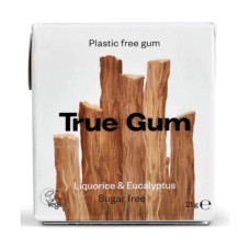 Liquorice & Eucalyptus Chewing Gum (10 Pieces) by TRUE GUM