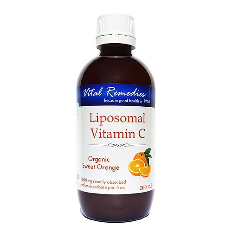 Liposomal Vitamin C - Organic Sweet Orange 200ml by VITAL REMEDIES