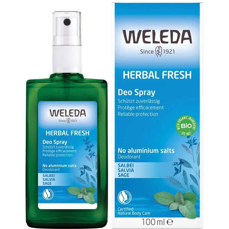 Sage Deodorant Herbal Fragrance 100ml by WELEDA