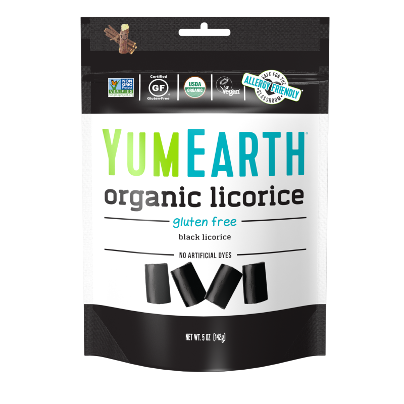 Organic Gluten Free Licorice 142g by YUM EARTH