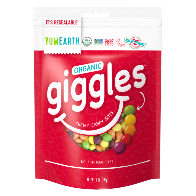 Organic Giggles Chewy Candy Bites 142g by YUM EARTH