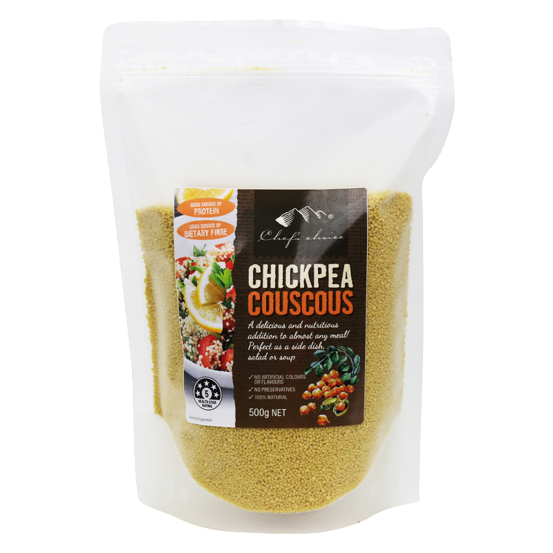 Organic Chickpea Couscous 500g by CHEF'S CHOICE