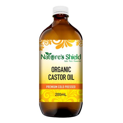 Organic Cold Pressed Castor Oil 200ml