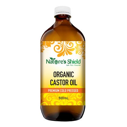 Organic Cold Pressed Castor Oil 500ml