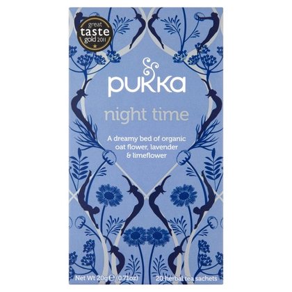 Night Time Tea Bags, Pukka